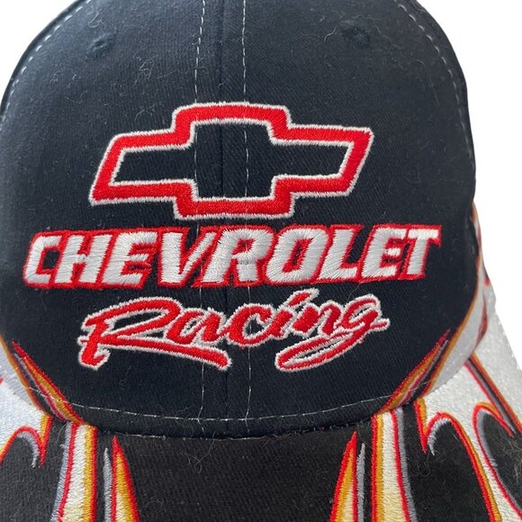 VTG Chevrolet Racing Flame Cap Chevy NASCAR Street Y2K Retro Hot Rod Earnhardt - Picture 4 of 7